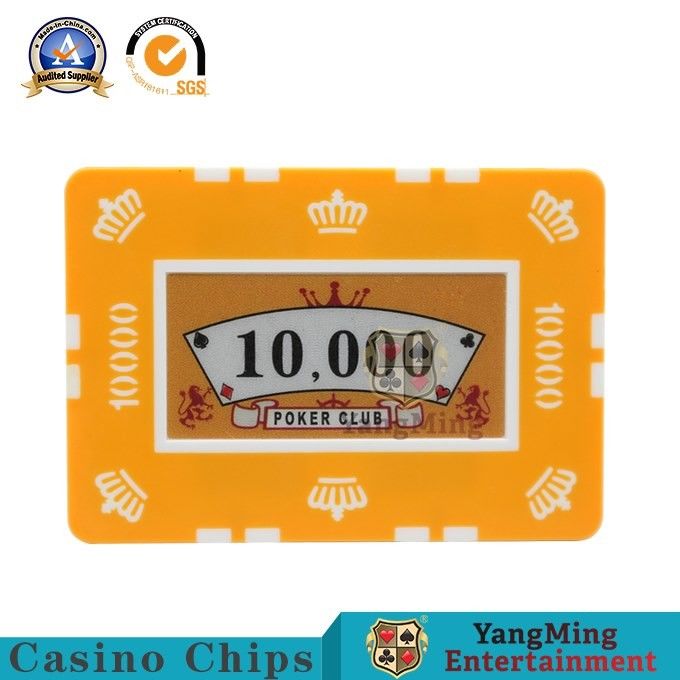 Kwaliteit Van de het Ijzerkern van Verenigde Staten de Pook Clay Chips Customizable Logo fabriek