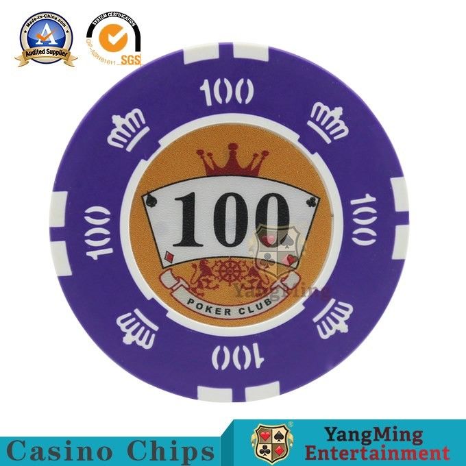 Kwaliteit Van de het Ijzerkern van Verenigde Staten de Pook Clay Chips Customizable Logo fabriek