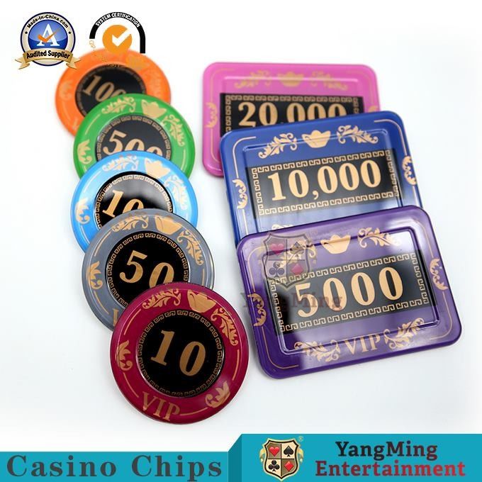 کیفیت ضد جعل جعبه پوکر کازینو 730 عددی 45 میلی متری کارخانه