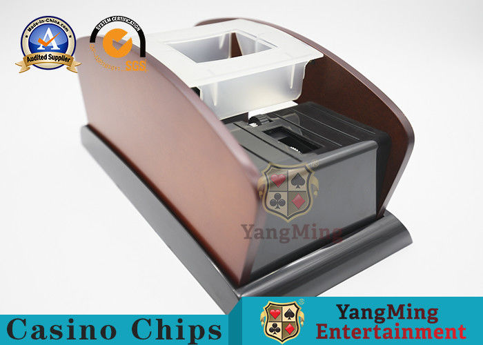 Jakość Kolor drewna Plastik 2 pary Poker Card Shuffler Silent Baccarat Texas Table Game fabryka