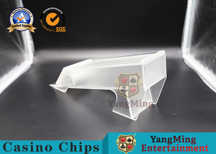 Kwaliteit De gloednieuwe Dikke Acrylsteen van de 8-paar van de Fabrikantencustom-made sole card Pookhandelaar Laarzen van de Handelaarsshuffler fabriek