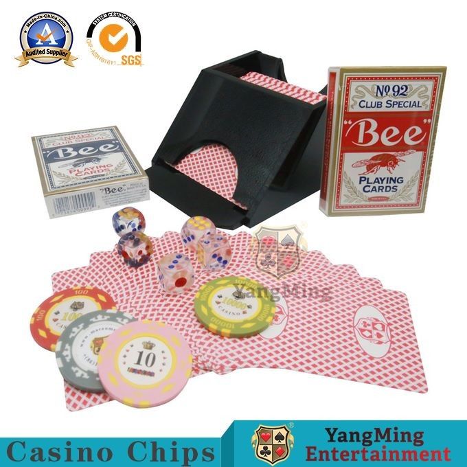 Kwaliteit Zwart Plastic Texas Hold hen 1 Handelaar Niu Niu Taiwan Table Game van de Dekkaart fabriek