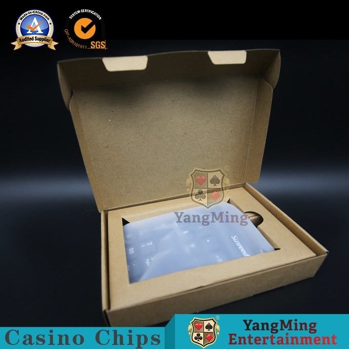 Quality All Black Poker Table Dedicated Wireless Keyboard For Single SystemUSBConvenient Manual Input Professional Silent Keypad factory