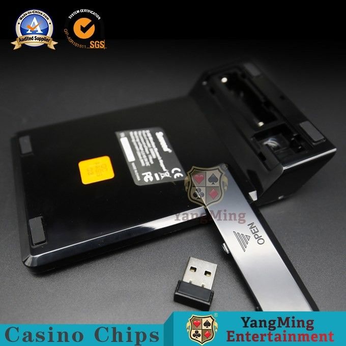 Quality All Black Poker Table Dedicated Wireless Keyboard For Single SystemUSBConvenient Manual Input Professional Silent Keypad factory