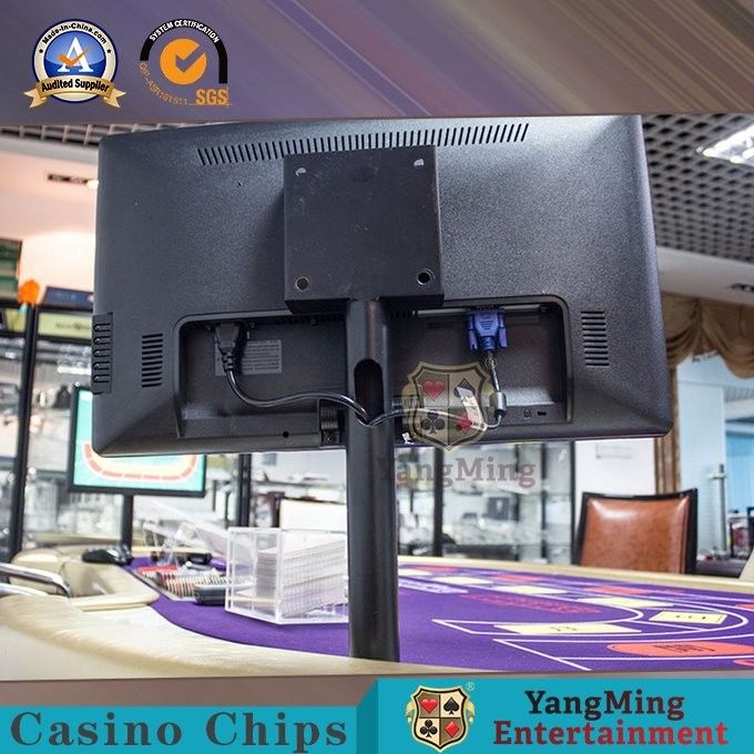 Kualitas 650mm Aksesori Permainan Kasino Layar Berdiri Meja Poker Dukungan LCD Perangkat Lunak pabrik