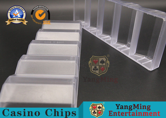 Kalite Poker Kulübü Özel Elmas Buzlu Çip Kılıfı 100 Adet 45mm Kombinasyon Çip Tutucu Kapaklı Eğlence Panosu fabrika