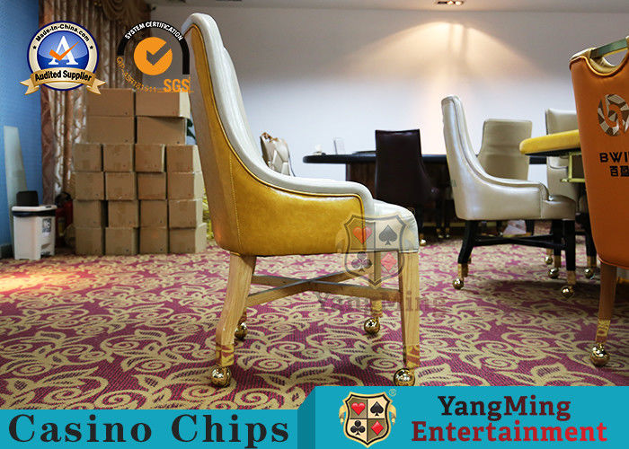 Ποιότητα Επιτραπέζιο Chairs59cm πλάτος πόκερ τροχαλιών μετάλλων λαβών λεσχών του Τέξας μίνι εργοστάσιο