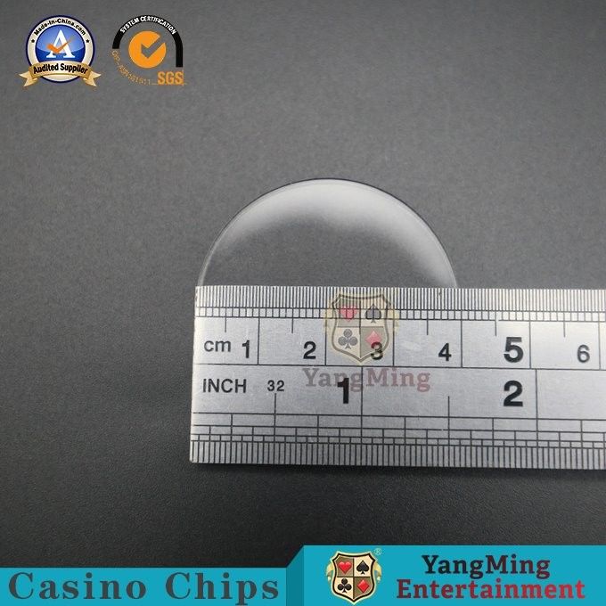 Kalite 40mm Çap Casino Oyunu Seramik Plastik Levha Akrilik Plastik fabrika