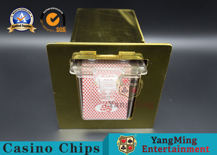 Quality 1kg Playing Card Box Electroplated Titanium Golden Stainless Steel factory