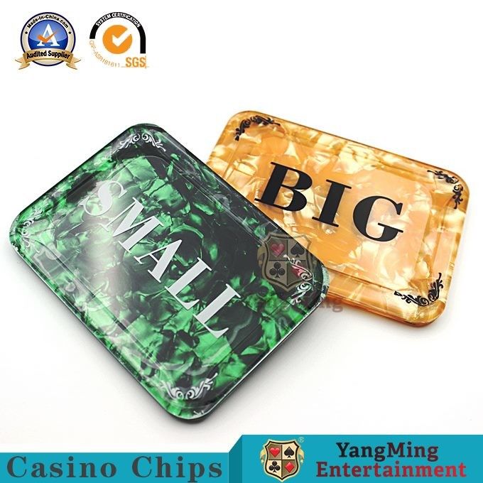 Quality Customized Casino Game Accessories Square Banker Acrylic Blind Cards factory