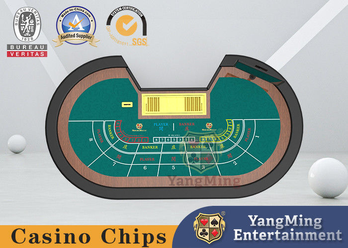 Qualità Tabella di gioco del poker classica del baccarat 8Person con il bordo a prova di fuoco dell'alta fibra fabbrica