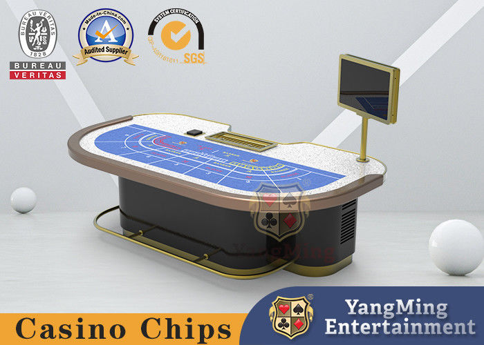 Jakość Luksusowa wersja Baccarat Poker Table Casino Poker Stół do gry w karty Konfigurowalny fabryka