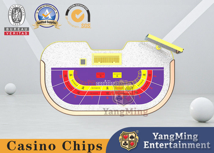 Qualität Handlauf-Kasino-Pokerspiel-Tabellen-flammhemmende Tischdecke PUs lederne Fabrik