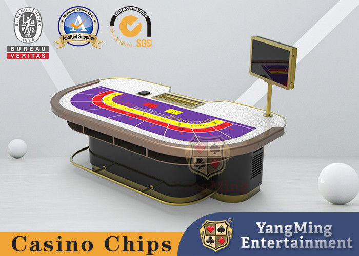 Qualità Tovaglia ignifuga di cuoio della Tabella di gioco del poker del casinò del corrimano dell'unità di elaborazione fabbrica