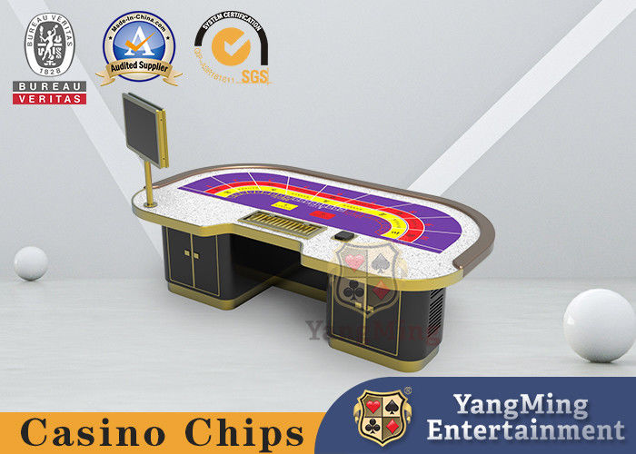 Qualität Handlauf-Kasino-Pokerspiel-Tabellen-flammhemmende Tischdecke PUs lederne Fabrik