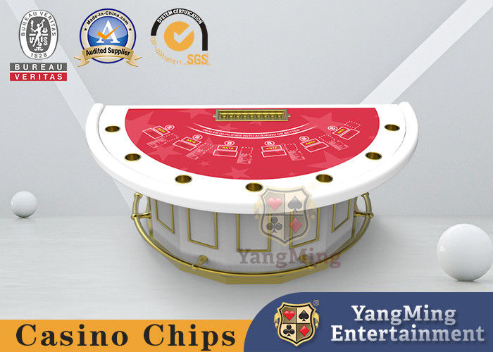 품질 방진의 식탁보와 MDF 내화보드 블랙잭 고급 포커 테이블 공장