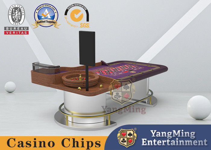 品質 32Inch PU耐火性板が付いている革半ディスク ルーレットの火かき棒のテーブル 工場