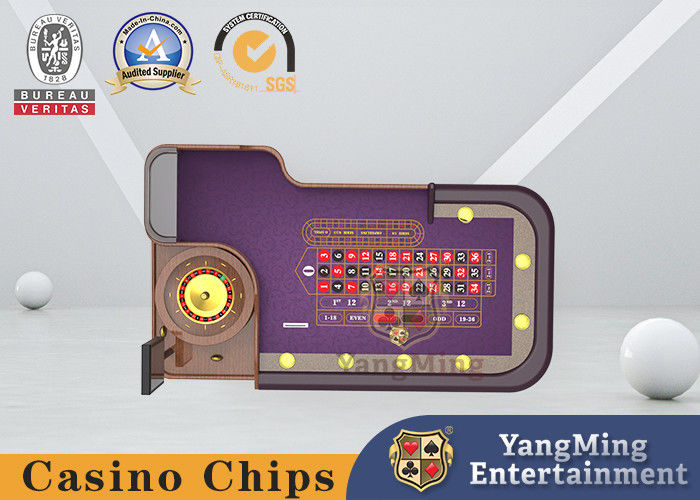 品質 32Inch PU耐火性板が付いている革半ディスク ルーレットの火かき棒のテーブル 工場