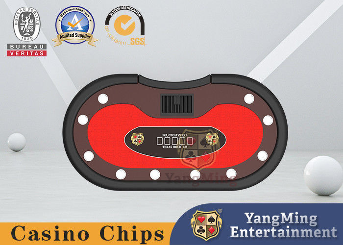 Kwaliteit Dik gemaakte Spons Tiger Leg Casino Poker Table voor Texas Clubhouse Club fabriek