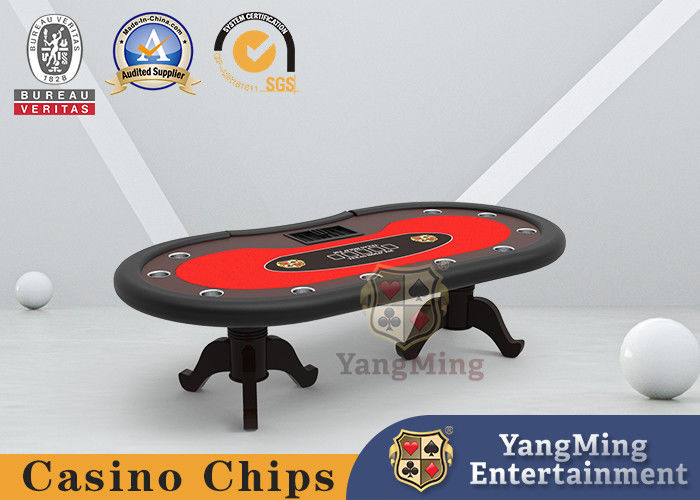 Kwaliteit Dik gemaakte Spons Tiger Leg Casino Poker Table voor Texas Clubhouse Club fabriek