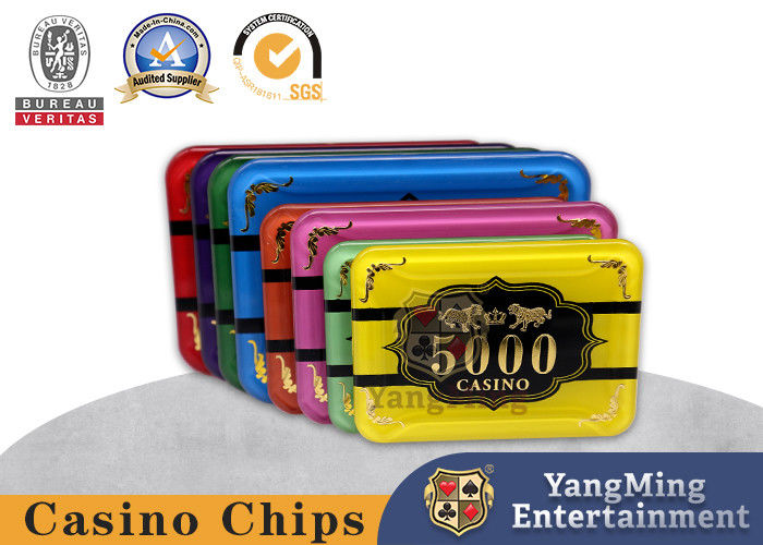 Qualidade Pôquer Chips Anti Counterfeiting do casino de Crystal Acrylic Hot Stamping fábrica