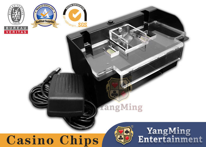 Jakość Czarny metal ze stali nierdzewnej 1Decks 2Decks Automatyczny tasownik kart fabryka