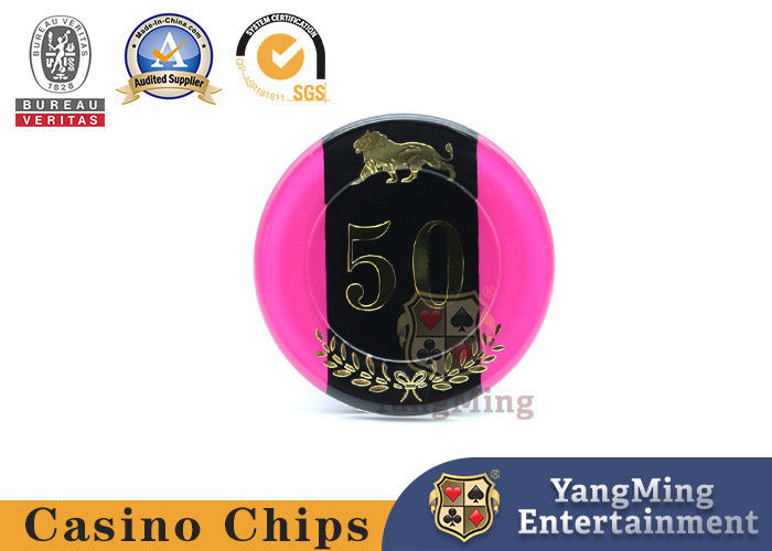 Calidad Tres microprocesadores de falsificación antis de acrílico del casino de la capa RFID fábrica