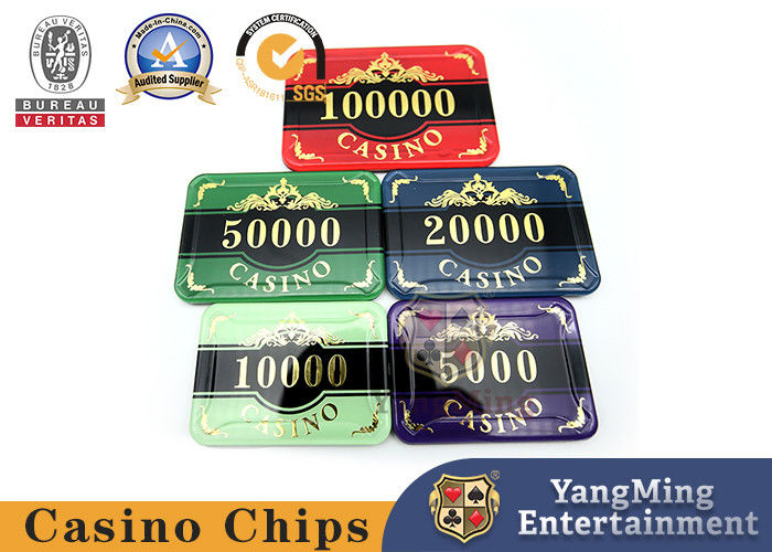 Calidad 760PCS casino de falsificación anti de lujo plástico de sellado caliente Chip Set fábrica