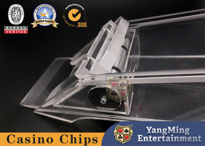 คุณภาพ 7.0 มม. ความหนา 8 สำรับไพ่โป๊กเกอร์ตัวแทนจำหน่ายรองเท้าที่มีขอบเรียบ โรงงาน