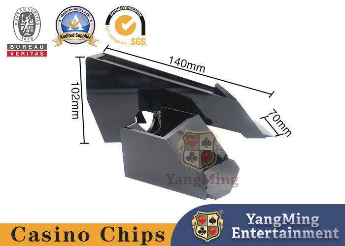 คุณภาพ อะคริลิกสีดำ 2 คู่กล่องดีลแบล็คแจ็คโป๊กเกอร์โต๊ะเกมดีลบ็อกซ์ โรงงาน