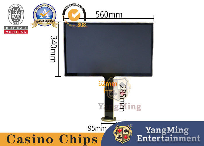 Quality 23.6 Inch Baccarat High Definition Poker Table Double Sided Monitor factory