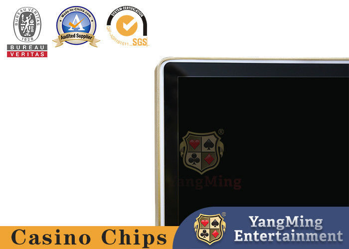 Quality 23.6 Inch Baccarat High Definition Poker Table Double Sided Monitor factory