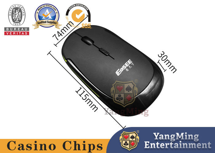 Quality 50g Baccarat Texas Casino Hold'Em Wireless Silent Mouse factory
