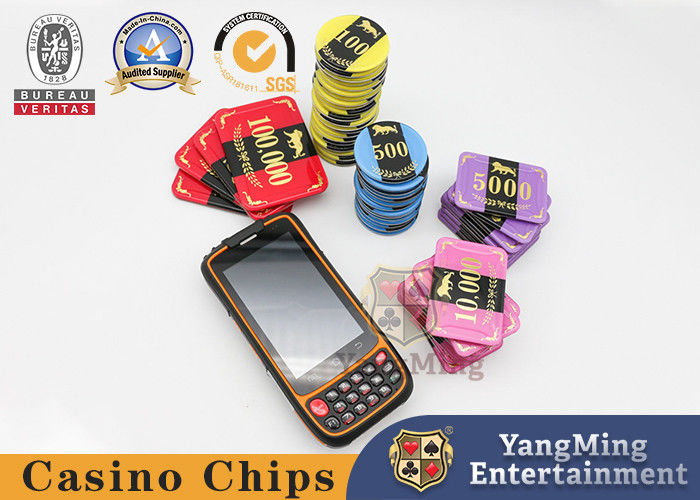 Jakość Baccarat Texas Stół do gier Anty fałszerstwo Chip Moneta Autentyczność Rfid Terminal fabryka