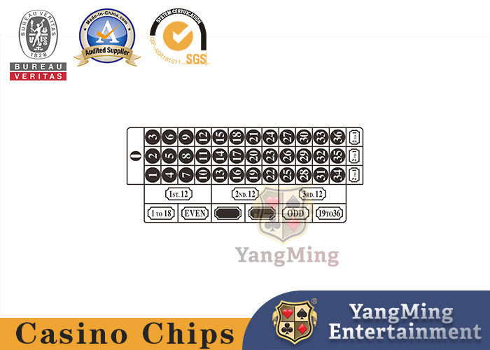 Jakość Wzór linii American Roulette Wodoodporny układ stołu kasynowego fabryka