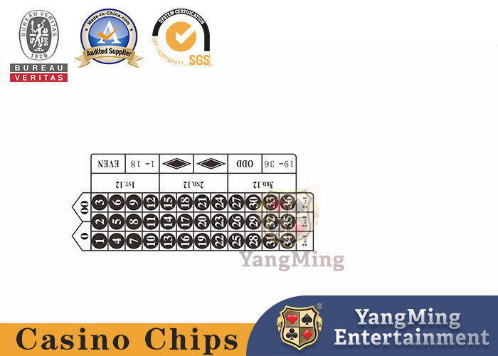 गुणवत्ता अनुकूलित रूले टेबल टेबलक्लोथ, कैसीनो पोकर टेबल गेम लेआउट डिजाइन कारखाना