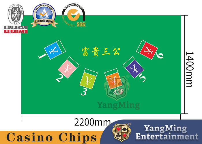 Kualitas Tata Letak Meja Kasino Baccarat Texas Hold'Em Club San Gong pabrik