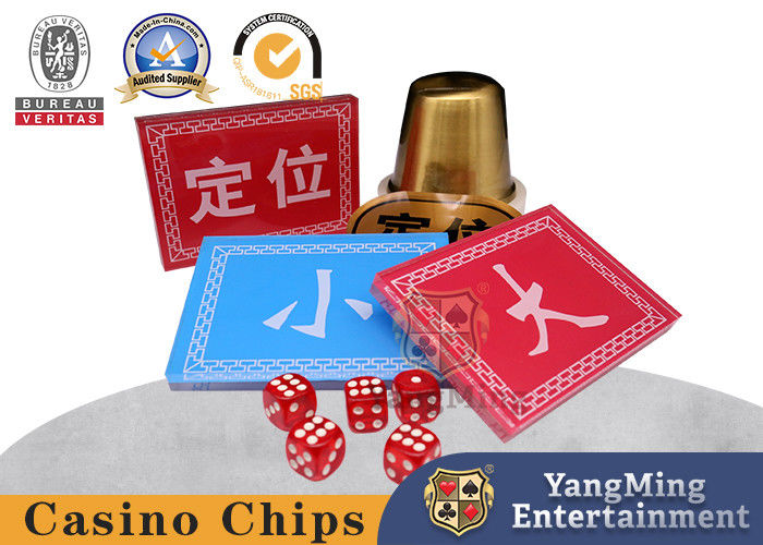 Kualitas Tombol Dealer Poker Plastik Banker Kartu Baccarat Sic Bo pabrik