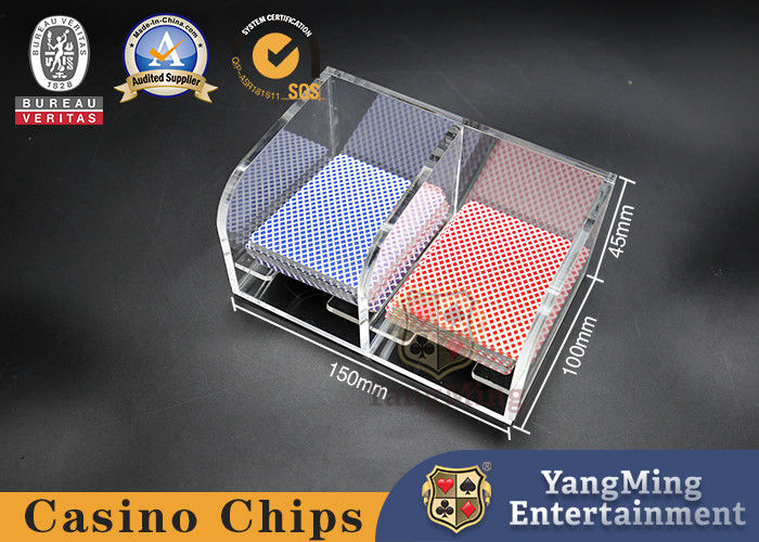 Qualidade Suporte de jogo acrílico do descarte do casino do pôquer do jogo de Niuniu da tabela fábrica