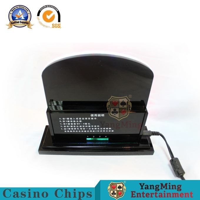 Jakość Wysokoprzepustowe akrylowe światła LED Elektroniczne cyfrowe światła Limit zakładów Czerwone znaki Rozrywka Stół do pokera Baccarat fabryka