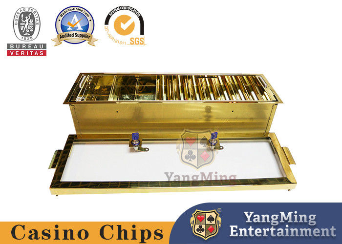 Kwaliteit Het industriële Afsluitbare Casino Chip Tray Holdem Poker van de Titanium Dubbele Laag fabriek