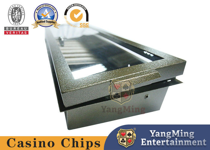 Quality Customized 11 Rows Single Layer Clay Ceramic Chip Tray With Lock factory