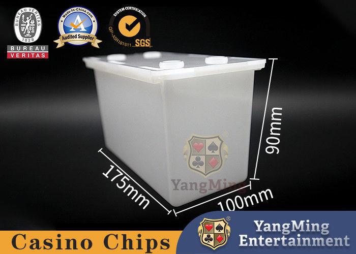 Qualità La scatola impermeabile di Dull Polish Poker Card Storage del casinò di 8 piattaforme ha sigillato lo spessore di 3mm fabbrica