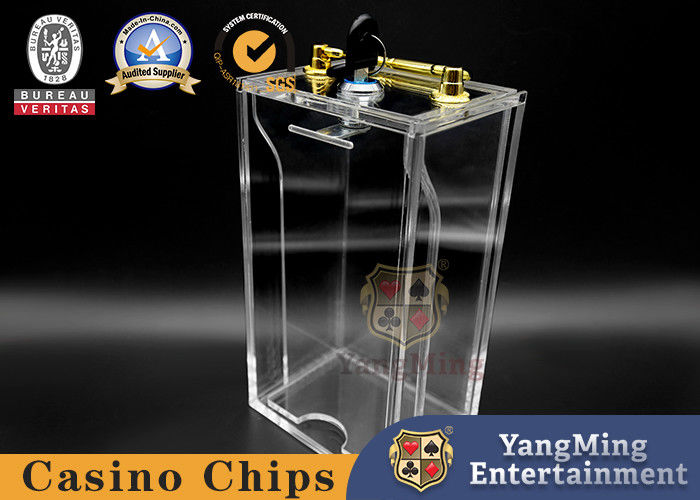 Qualität Völlig transparente starke Acryl8 Paare Schürhaken-Karten-Kasten-mit dem Verschluss tragbar Fabrik