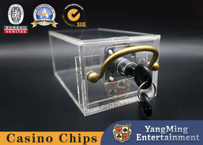 Качество Прозрачные акриловые изготовленные на заказ наборы коробки карты 6 таблицы покера баккара Техаса фабрика