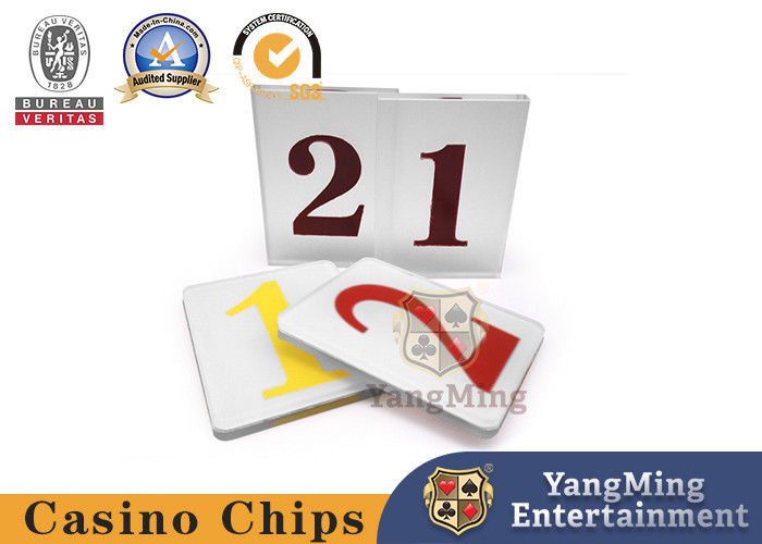 Qualidade A placa acrílica geada Digitas da tampa de Texas Gaming Poker Table Game personalizou fábrica