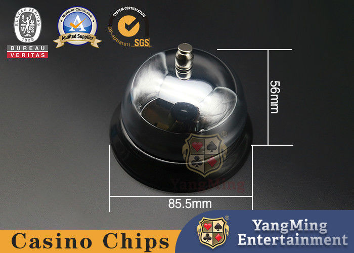 Quality Big Call Bells, 3.38 Inch Diameter, Chrome Finish, All-Metal Construction, Desk Bell Service Bell for Hotels factory