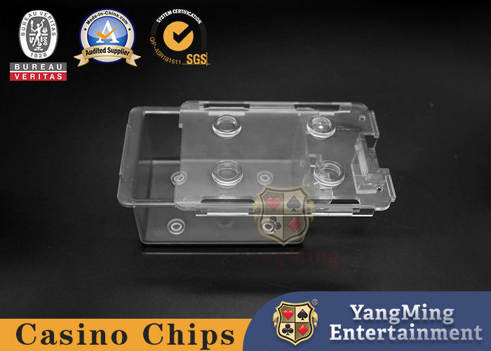 Translucent Customized 2 Pairs Poker Table Chip Holders