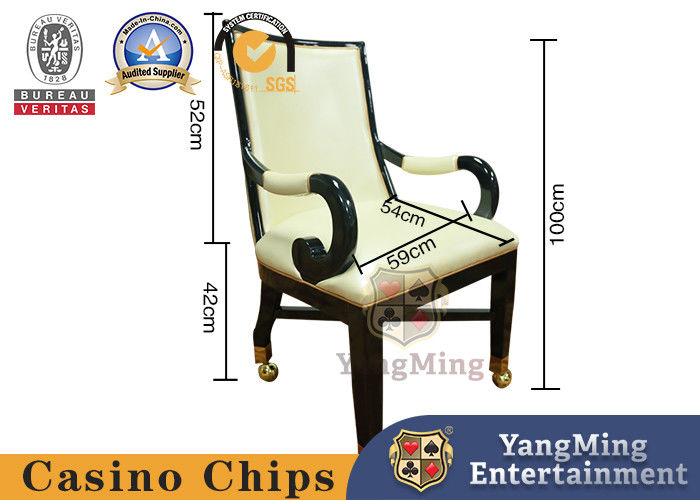Jakość Baccarat Texas Club Poker Player Chair Custom Hotel Solid Wooden Stolik jadalny fabryka