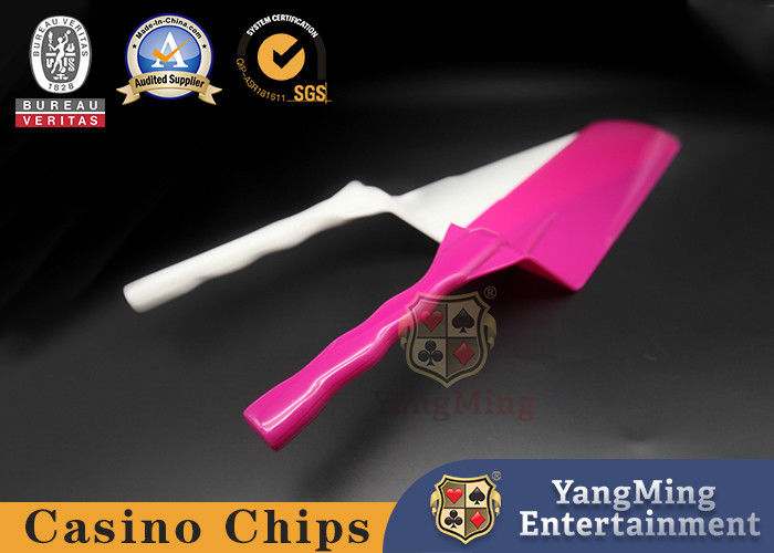 Qualità Accessori di Rose Red Acrylic Card Shovel del controsoffitto del gioco della Tabella delle roulette del baccarat fabbrica